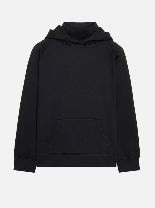 A SIMPLE TURTLENECK HOODIE BLACK