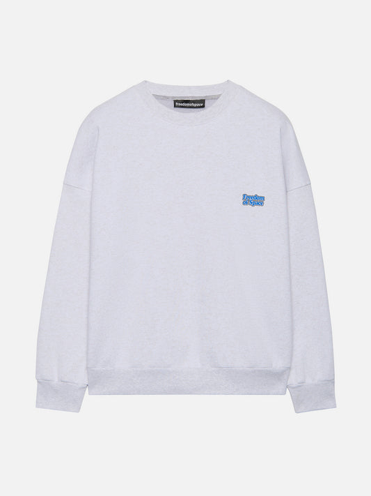 DELULU SWEATSHIRT GREY MARL