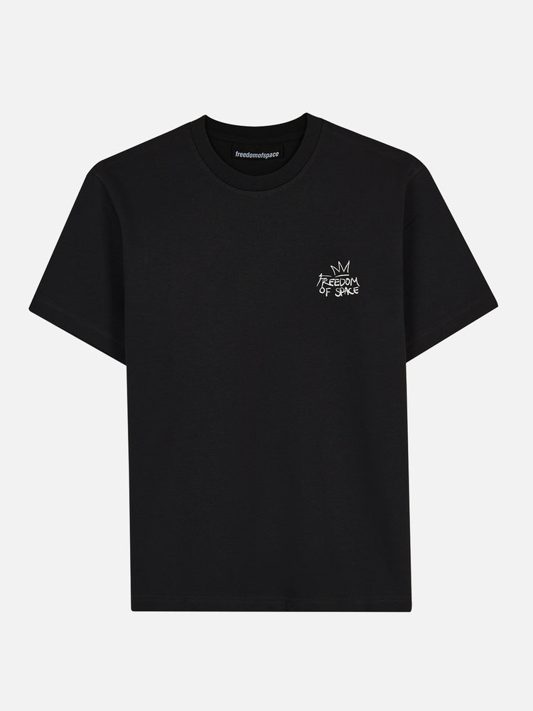 DISAPPEARING T-SHIRT WASHED BLACK