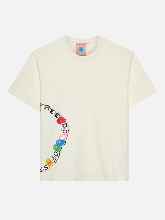 Bead T-Shirt Off White