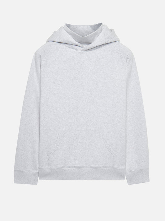 A SIMPLE TURTLENECK HOODIE GREY