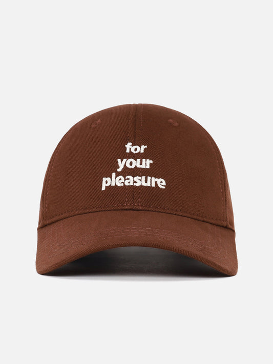 For Your Pleasure Cap Dark Brown