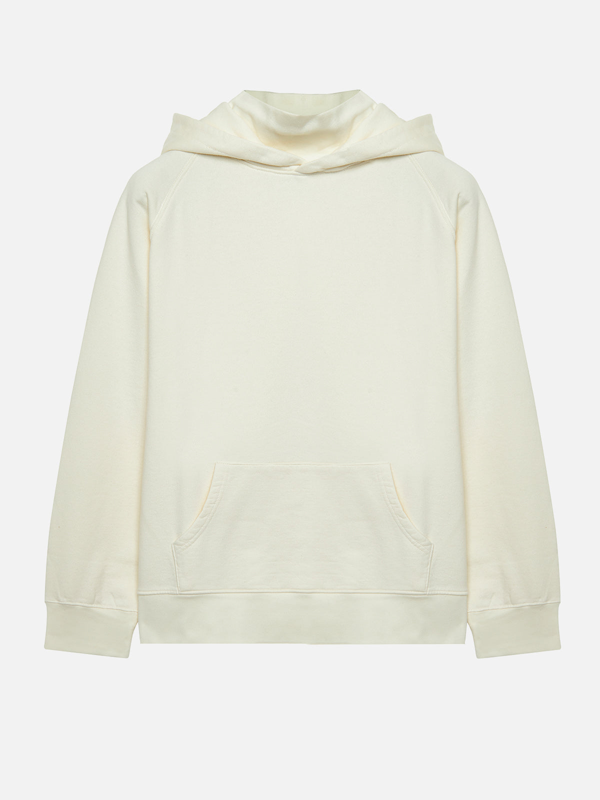 A Simple Turtleneck Hoodie Off White