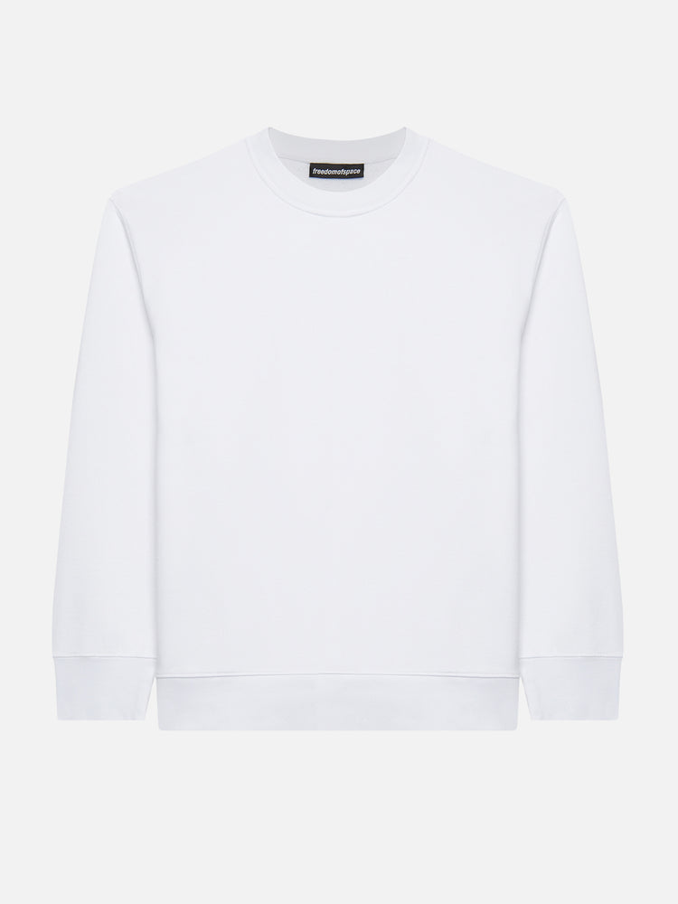 A SIMPLE SWEATSHIRT WHITE