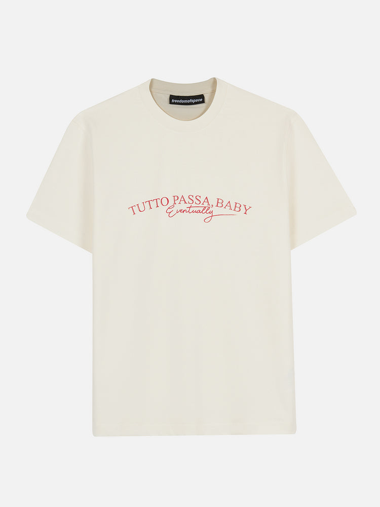 TUTTO PASSA T-SHIRT MILKY WHITE