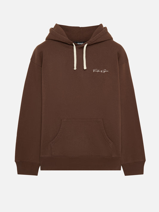 SIGNATURE HOODIE BROWN