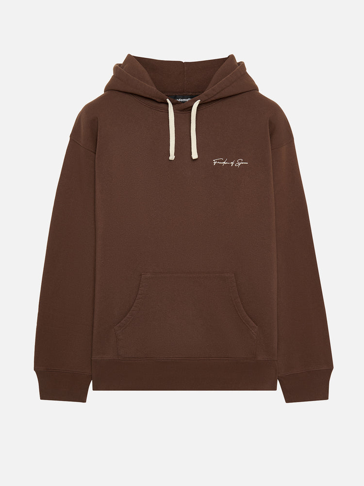 SIGNATURE HOODIE BROWN