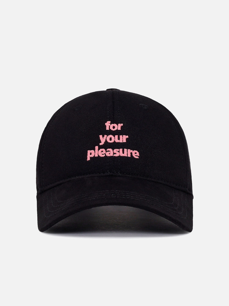 FOR YOUR PLEASURE CAP BLACK/PINK