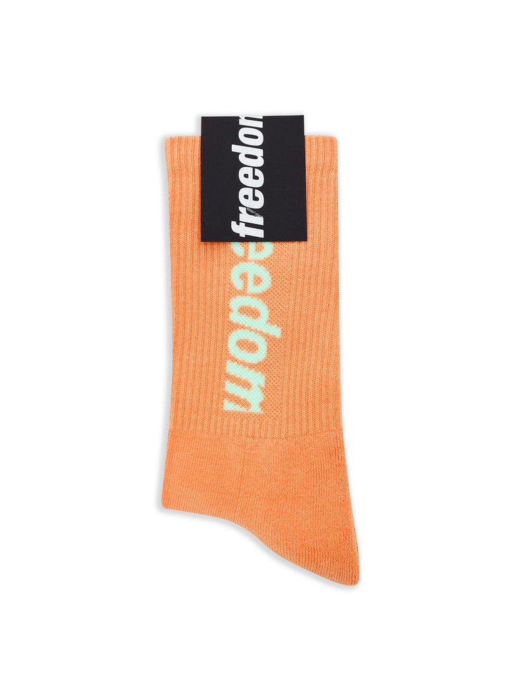 LOGO SOCKS ORANGE