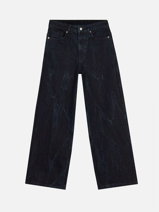 DARK NAVY LOOSE FIT JEANS