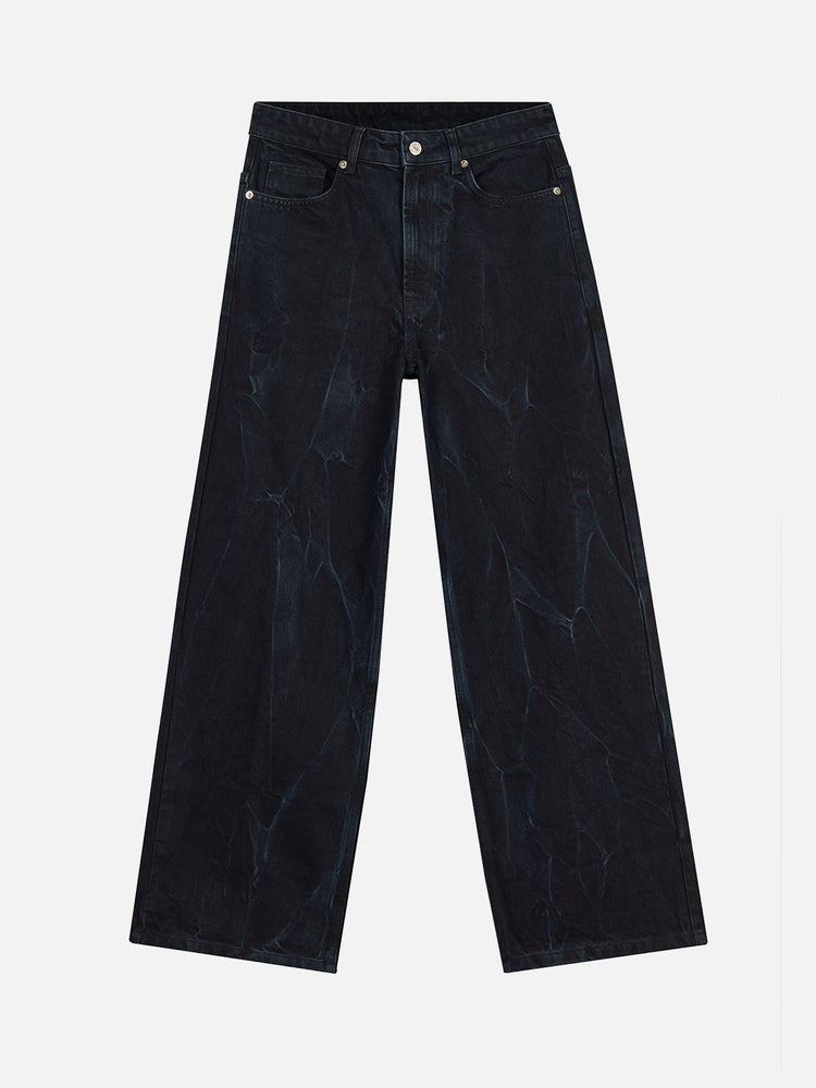 DARK NAVY LOOSE FIT JEANS