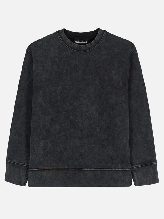WASHED BLACK SWEATSHIRT