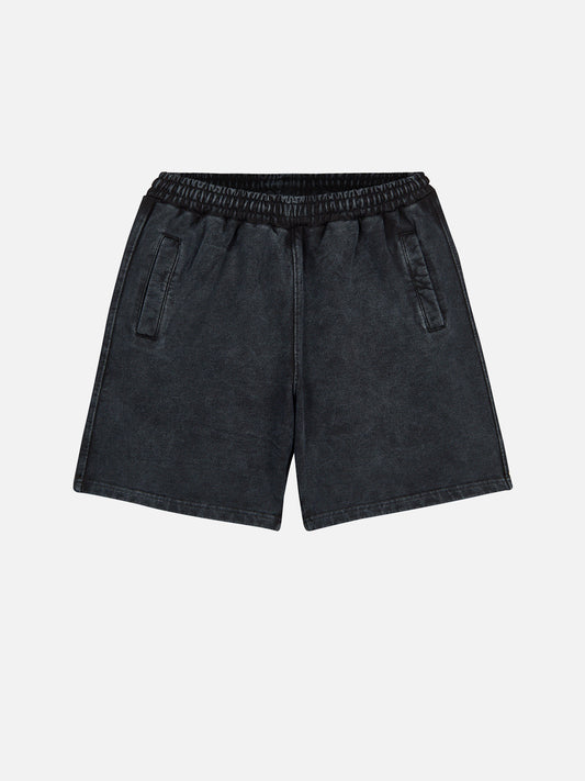 Washed Black Shorts