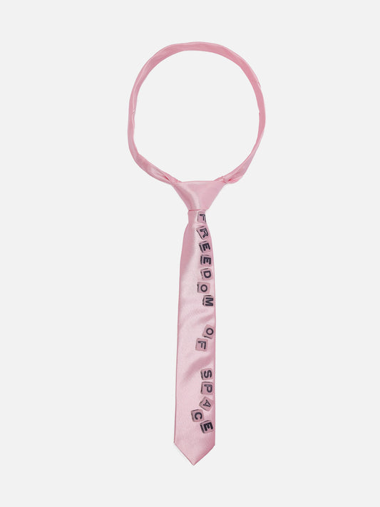 PINK LOGO TIE