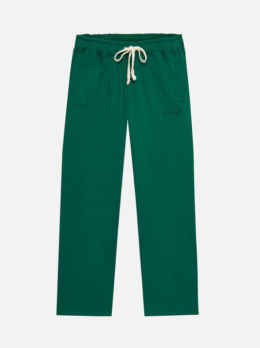 SIGNATURE LOOSE FIT LOUNGE PANTS GREEN