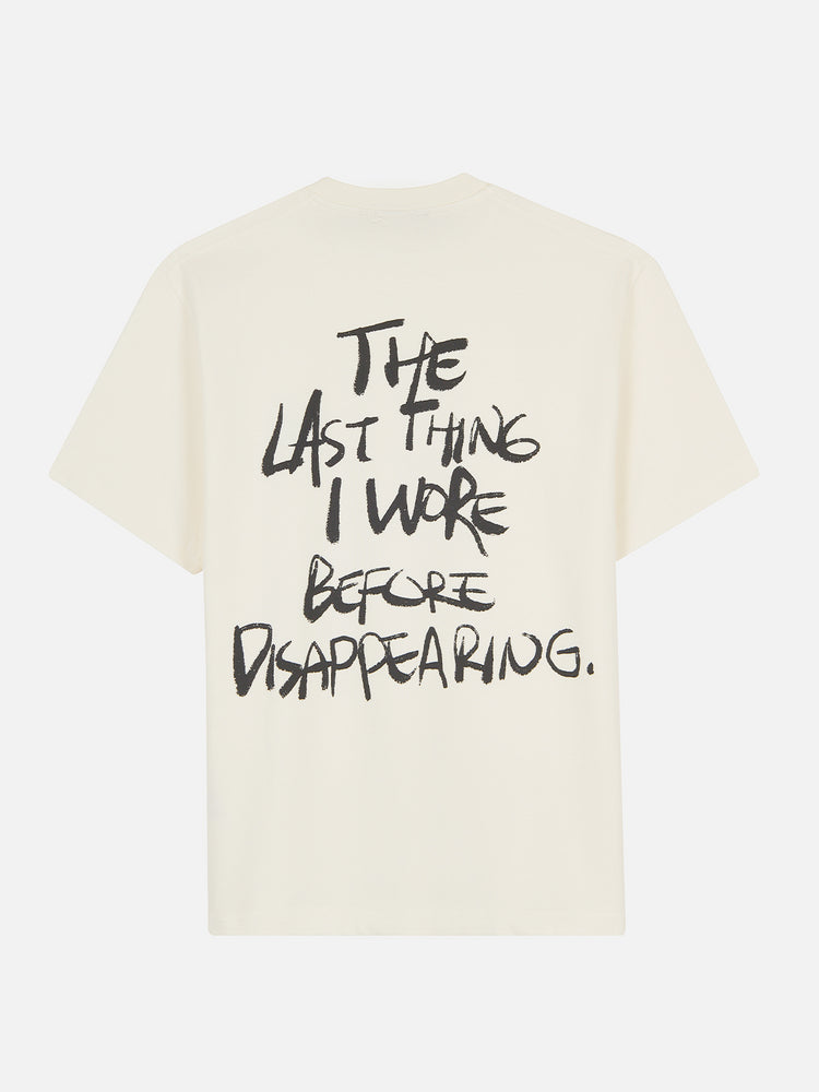 DISAPPEARING T-SHIRT WASHED WHITE