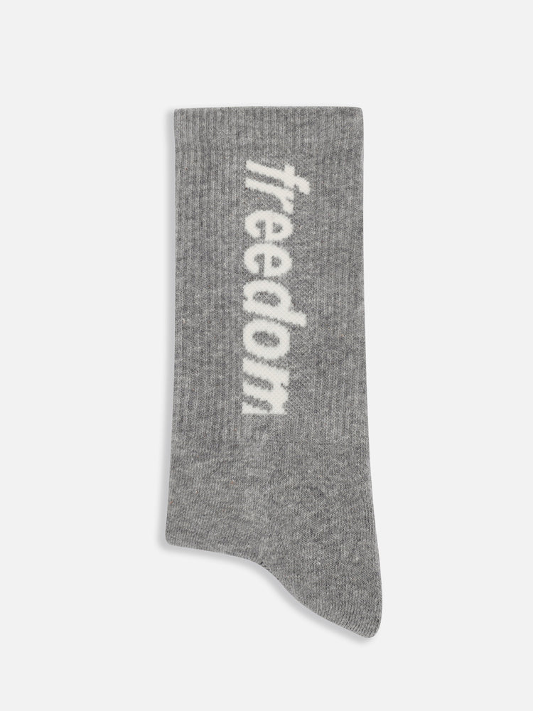 LOGO SOCKS GREY