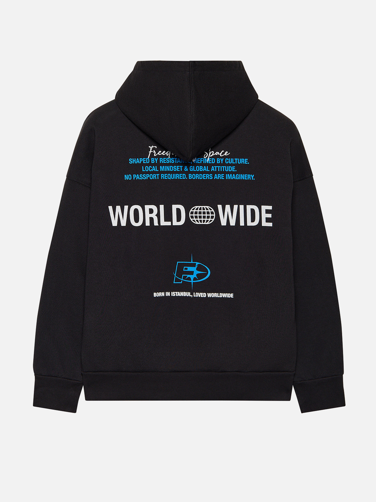 Worldwide Hoodie Black