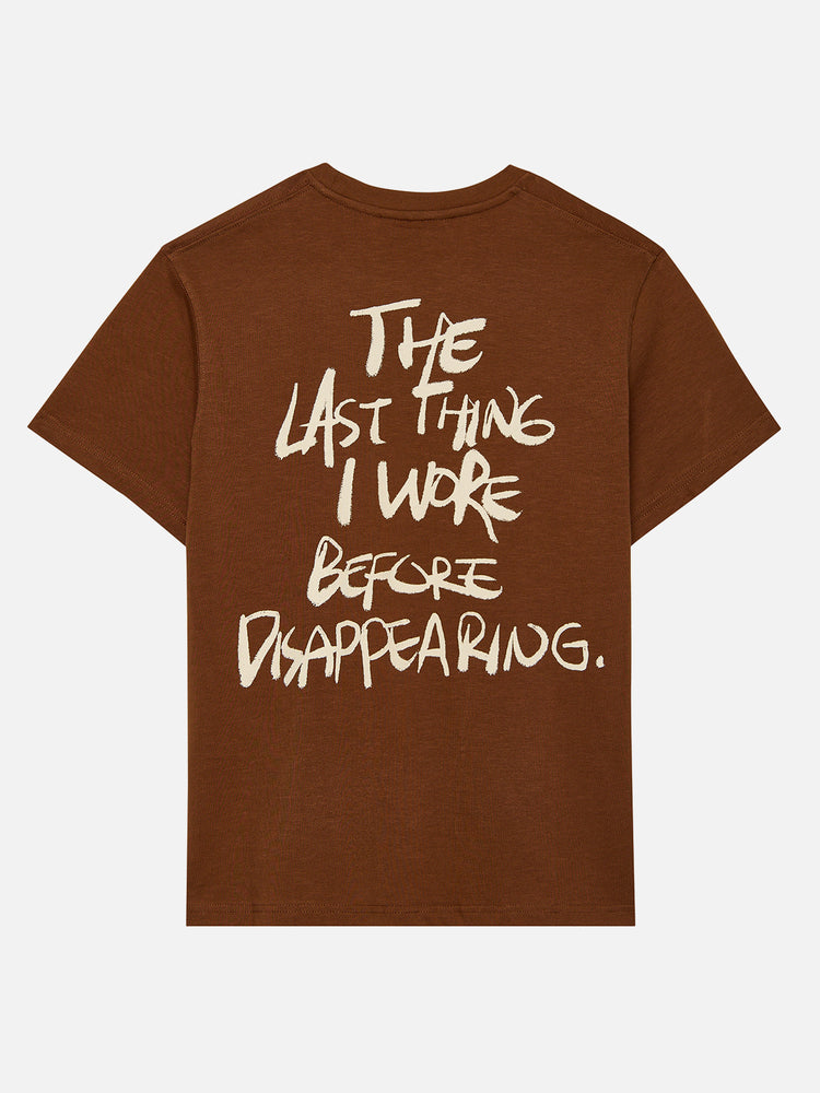 DISAPPERING T-SHIRT BROWN