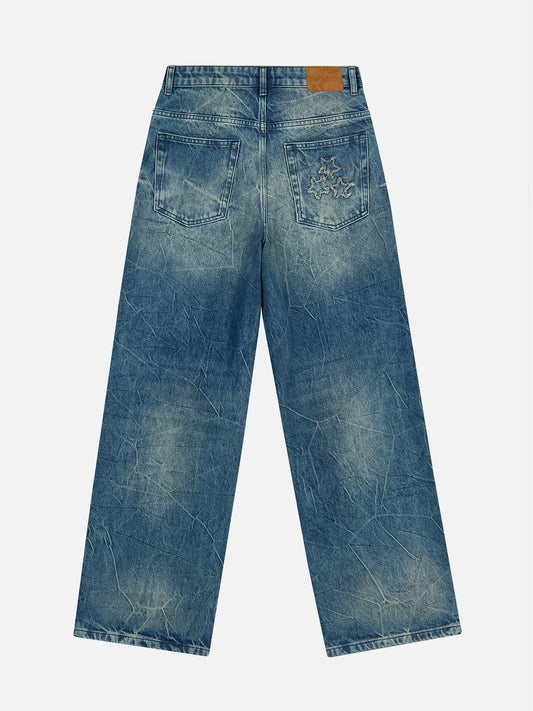 Cloud Crush Wash Loose Fit Jeans