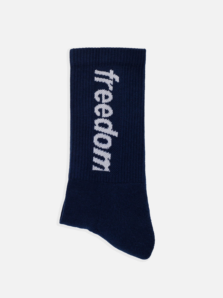 LOGO SOCKS NAVY