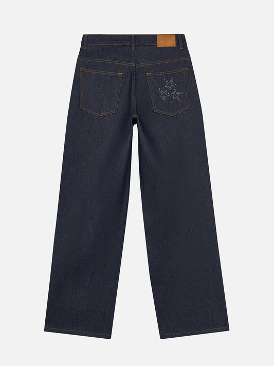 Raw Rinse Loose Fit Jeans