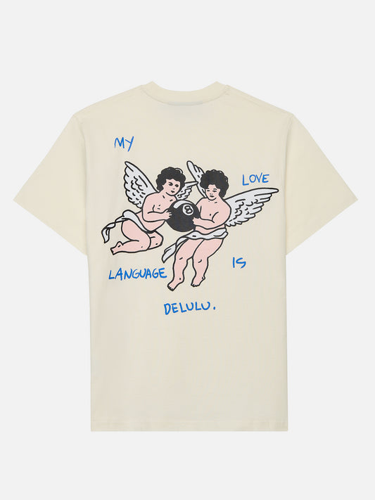DELULU T-SHIRT OFF WHITE