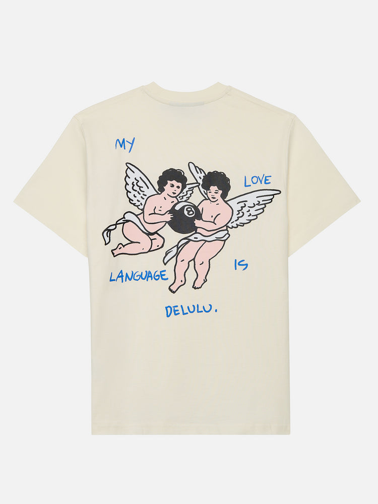 DELULU T-SHIRT OFF WHITE