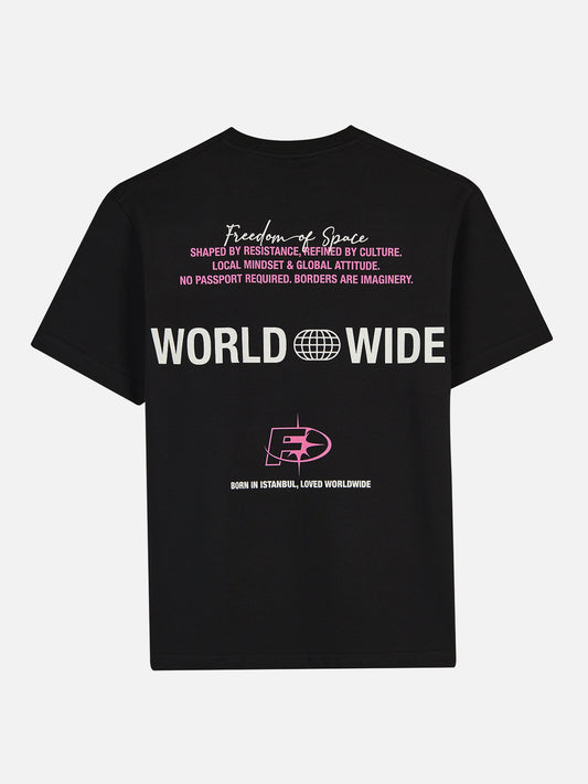 Worldwide T-Shirt Black