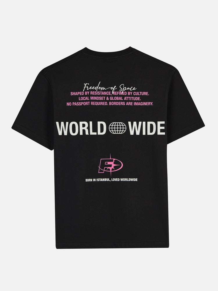Worldwide T-Shirt Black