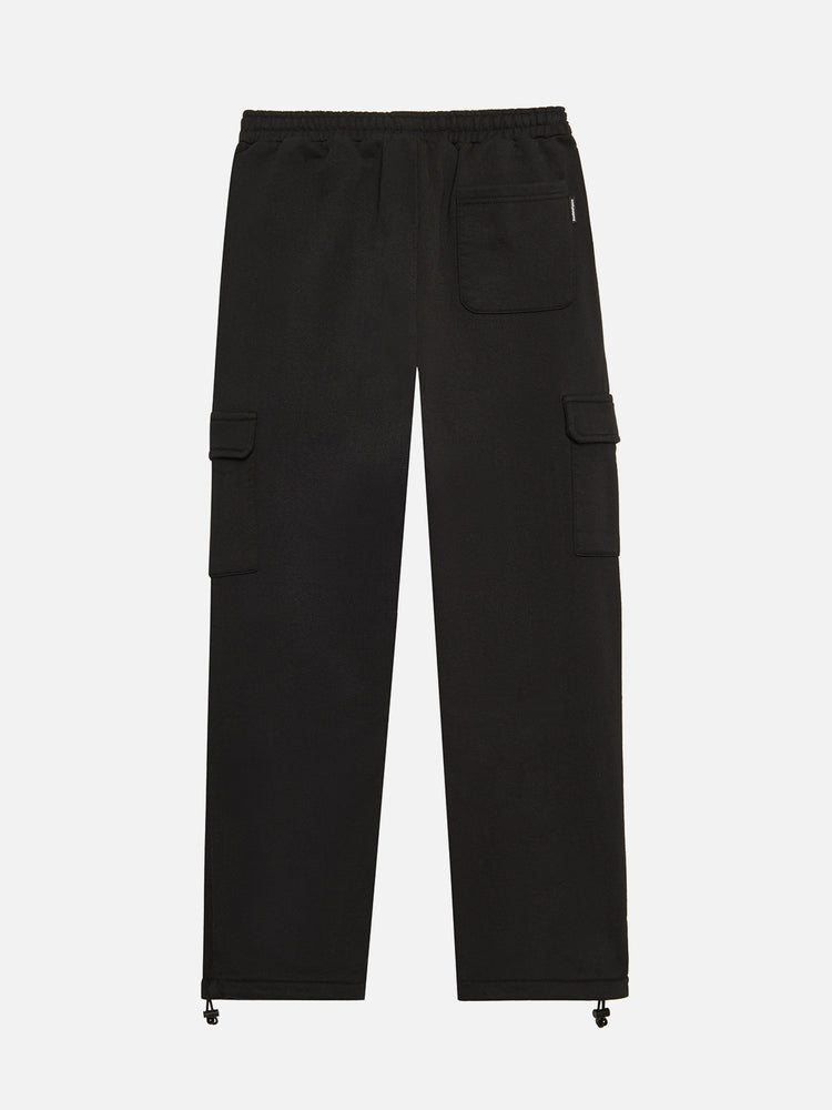 SIGNATURE CARGO LOUNGE PANTS BLACK