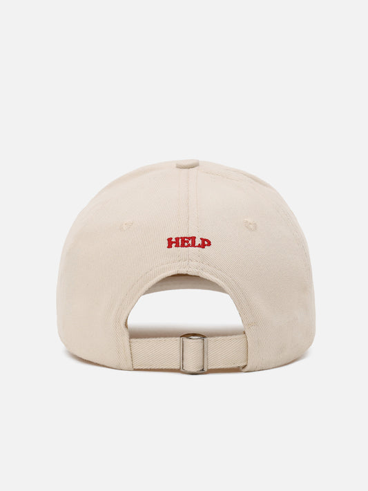 Overthinker Cap Off White