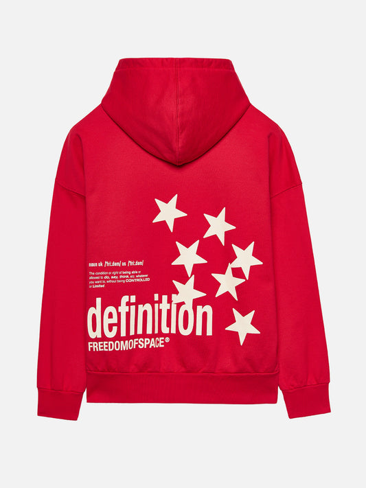 DEFINITION HOODIE RED