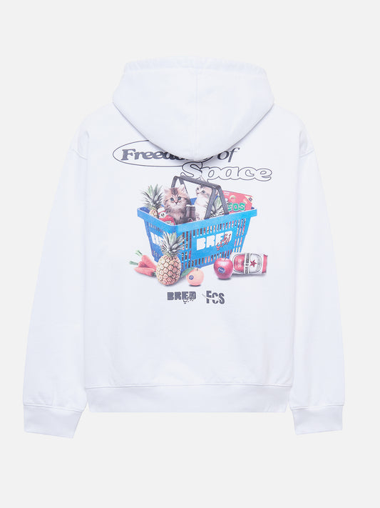 BRED HYPEBEAST x FREEDOM OF SPACE GROCERY HOODIE