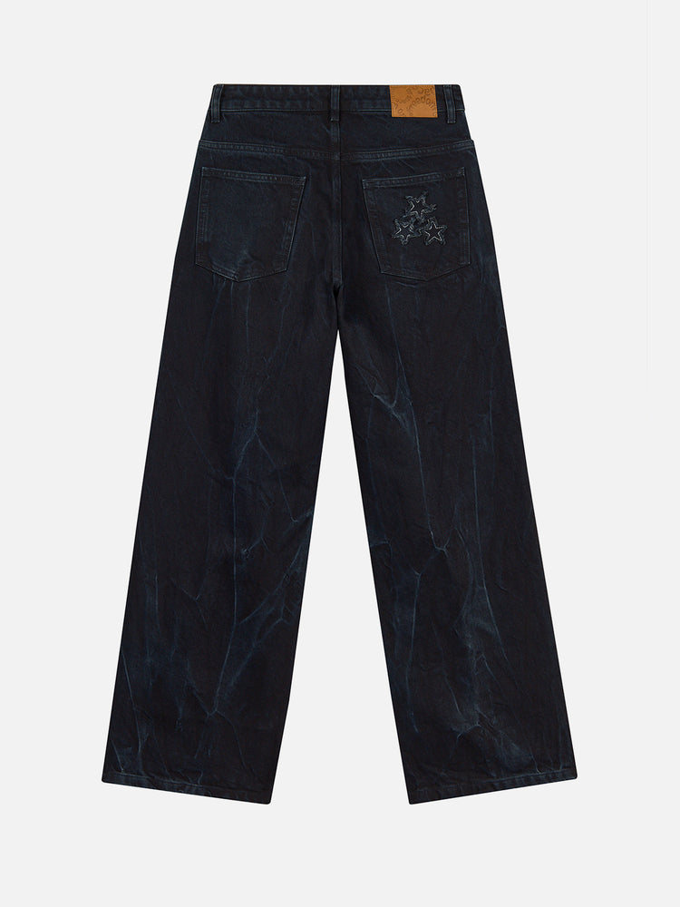 DARK NAVY LOOSE FIT JEANS