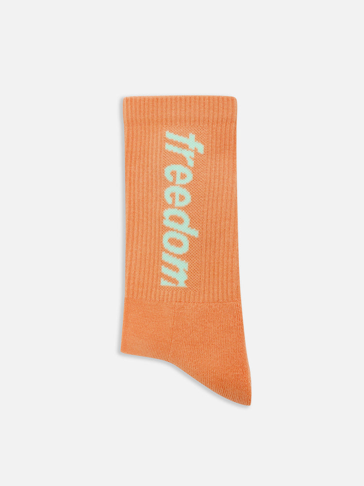 LOGO SOCKS ORANGE