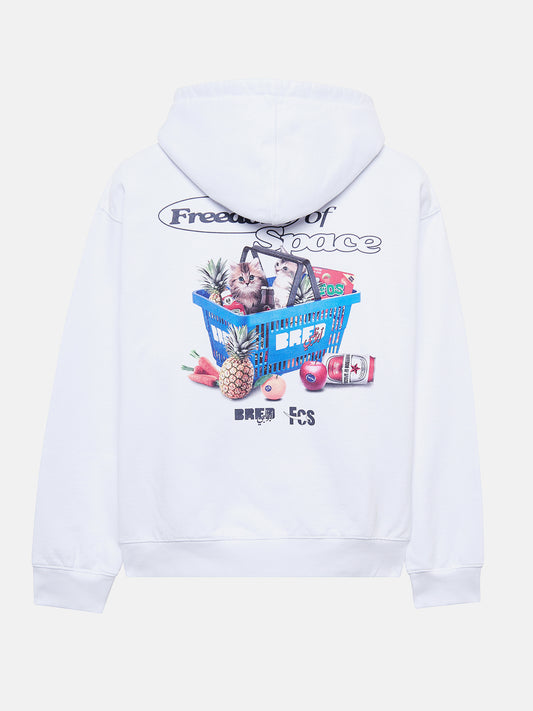 BRED HYPEBEAST x FREEDOM OF SPACE GROCERY HOODIE