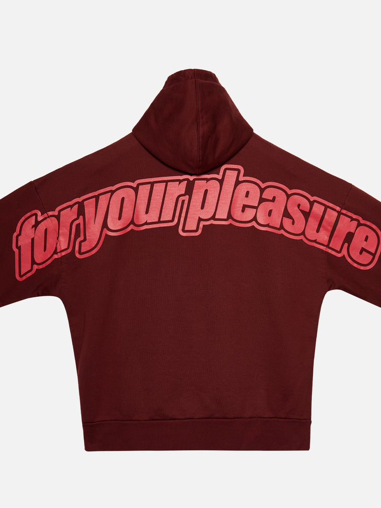 FOR YOUR PLEASURE HOODIE BORDEAUX
