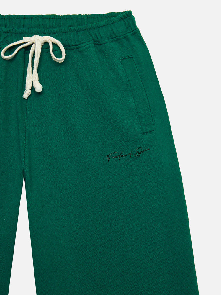 SIGNATURE LOOSE FIT LOUNGE PANTS GREEN