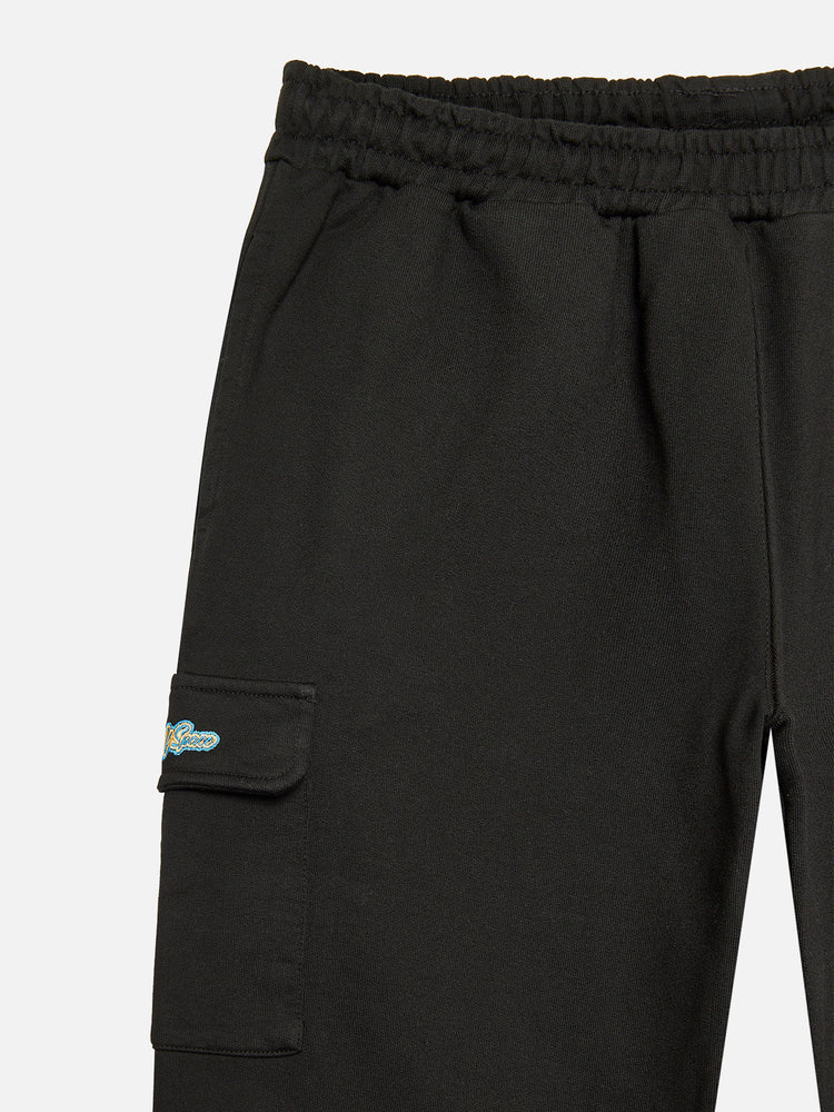 CARGO LOUNGE PANTS BLACK