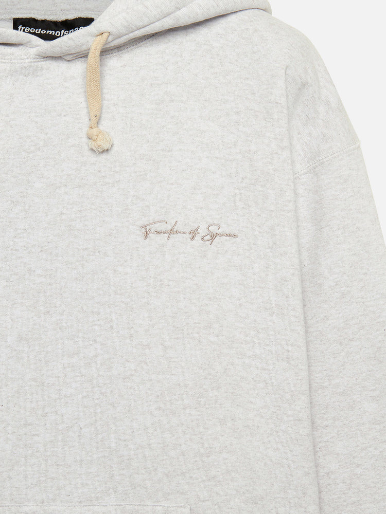 SIGNATURE HOODIE GREY MARL