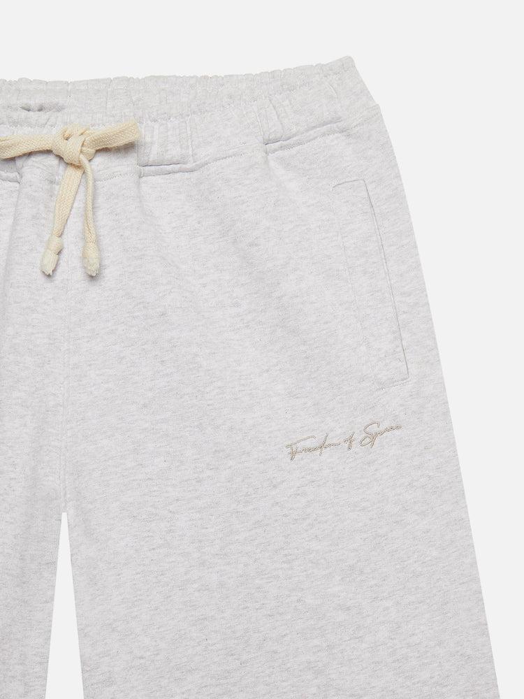 SIGNATURE LOOSE FIT LOUNGE PANTS GREY MARL