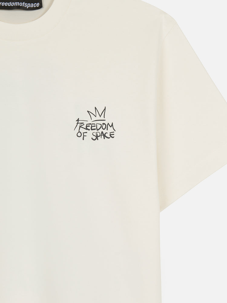 DISAPPEARING T-SHIRT WASHED WHITE