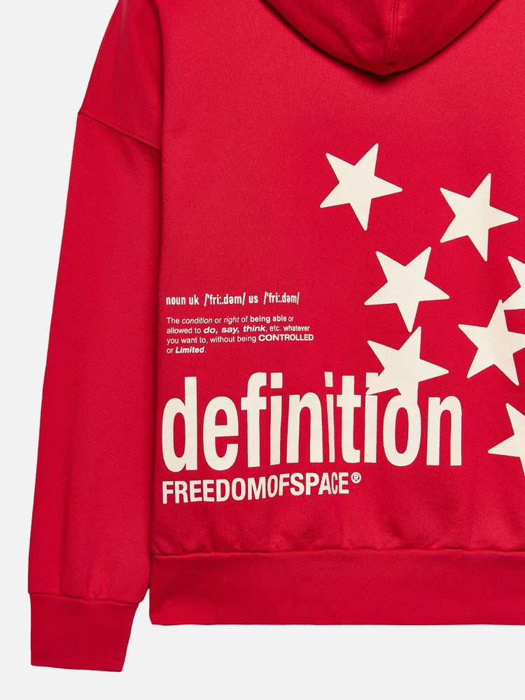 DEFINITION HOODIE RED