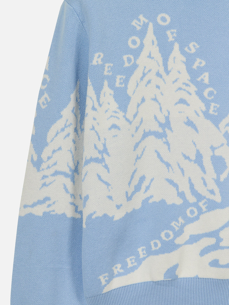 MOUNTAIN KNIT SWEATER BABY BLUE