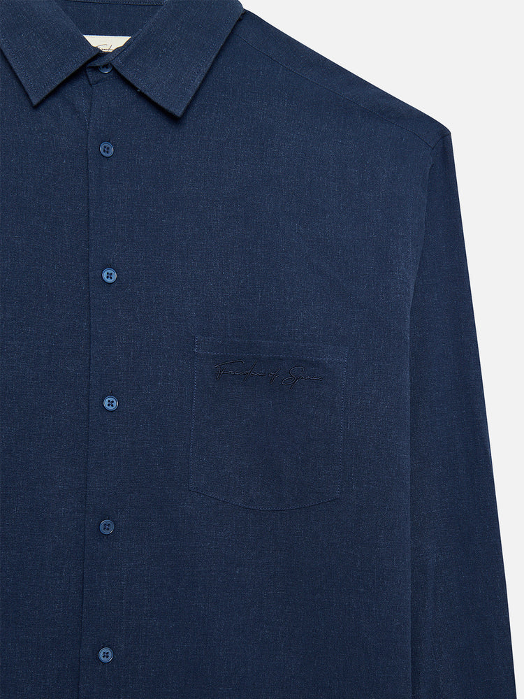 LONG SLEEVE SHIRT NAVY