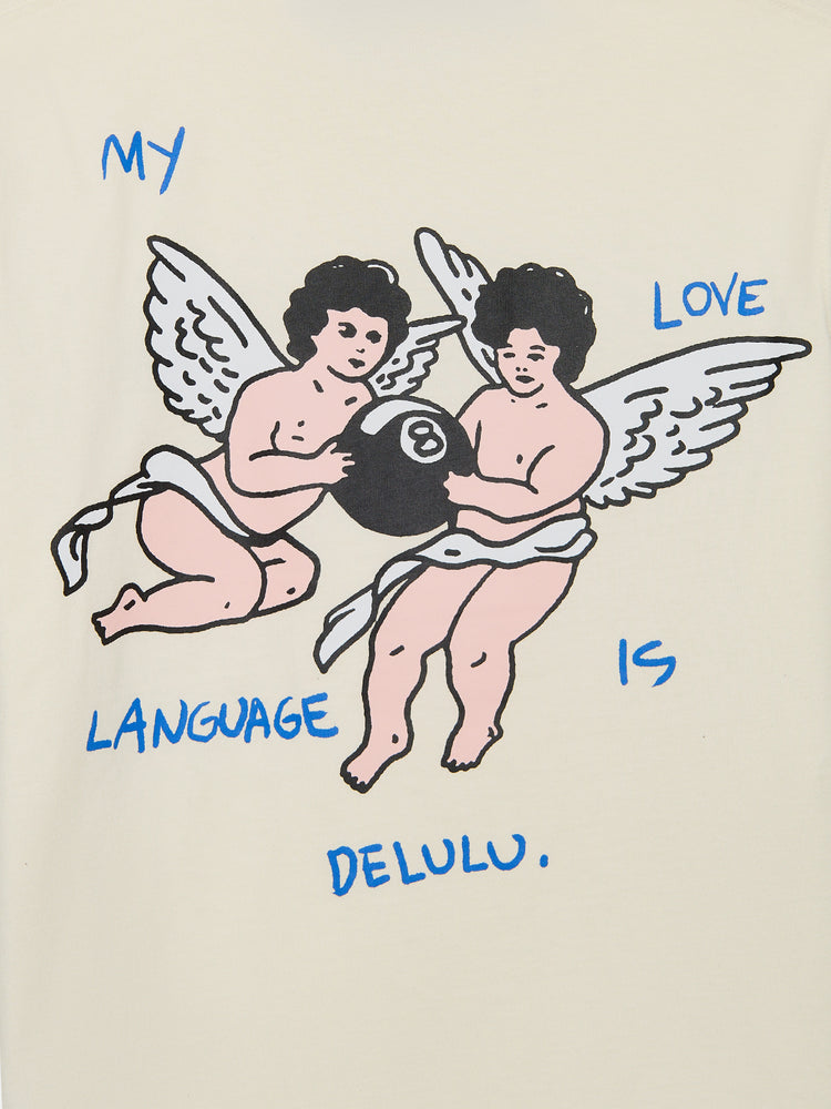 DELULU T-SHIRT OFF WHITE