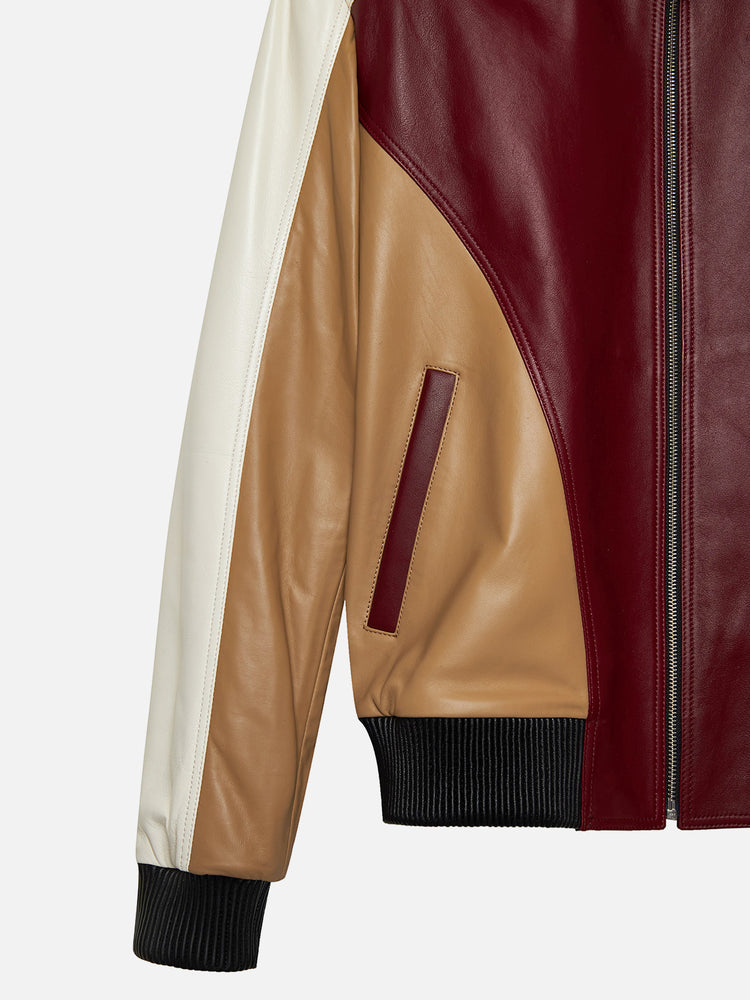 OLD SCHOOL LEATHER JACKET