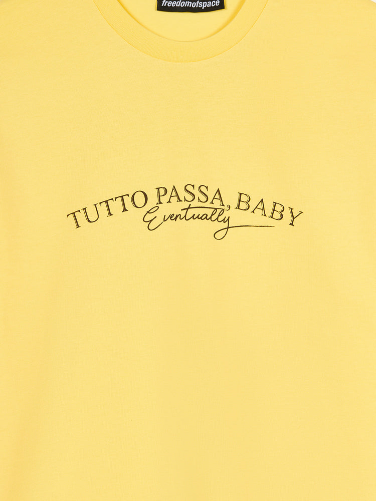 Tutto Passa T-Shirt Butter Yellow