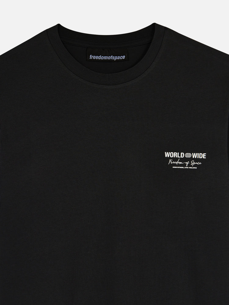 Worldwide T-Shirt Black